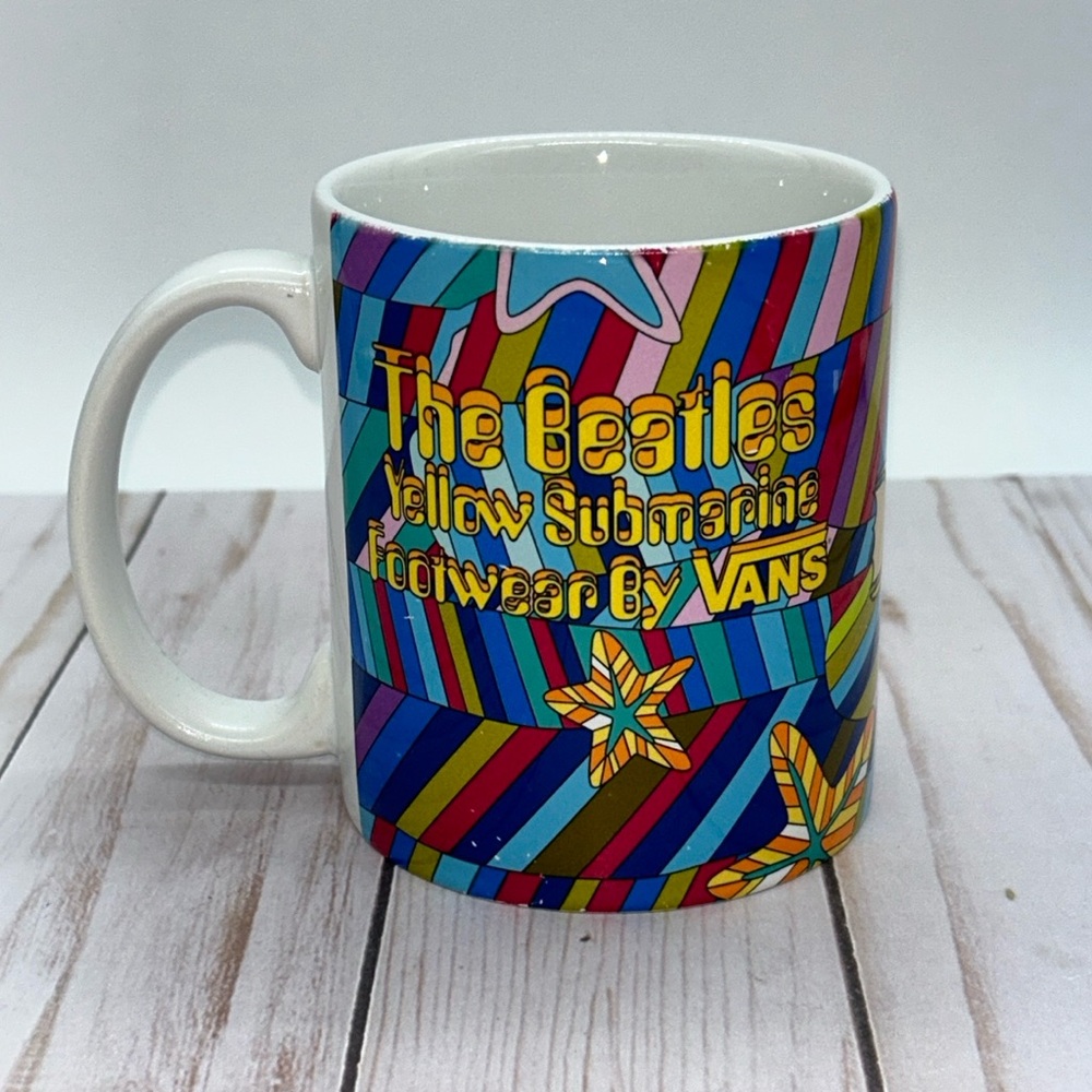 VANS x Beatles Yellow Submarine Footwear Promo 2014 12oz Coffee Mug
